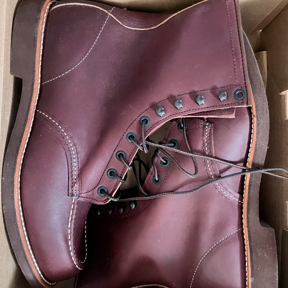 Red wing 214 11d moc toe boots rare discontinued